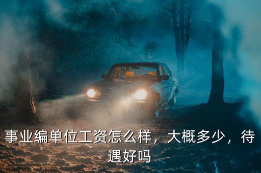 事業(yè)編單位工資怎么樣，大概多少，待遇好嗎