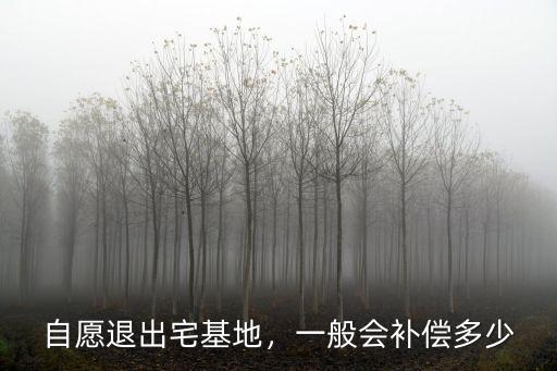 安徽金寨縣宅基地退出補償是多少,自愿退出宅基地