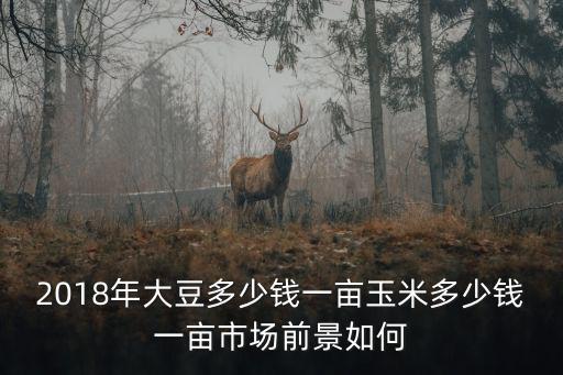 2018年大豆多少錢一畝玉米多少錢一畝市場前景如何