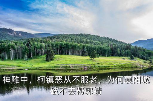 神雕中，柯鎮惡從不服老，為何襄陽城破不去幫郭靖