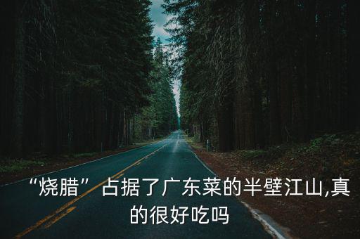 “燒臘”占據了廣東菜的半壁江山,真的很好吃嗎