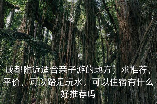 成都哪里適合親子游燒烤玩水,成都附近適合親子游的地方