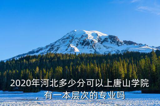 唐山學院本科多少分,唐山學院一本專業怎么樣