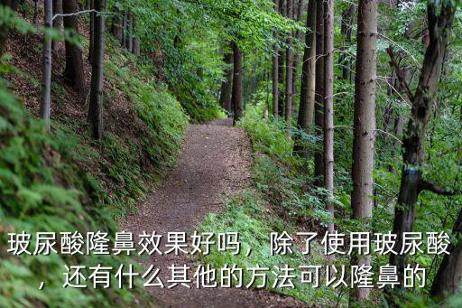 鄭州玻尿酸隆鼻多少,玻尿酸隆鼻效果好嗎