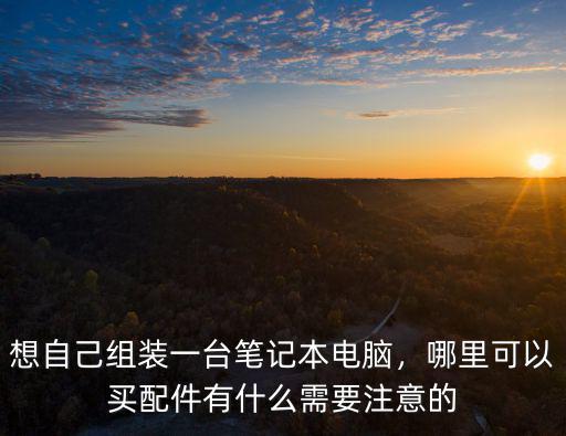 成都哪里有組裝筆記本電腦,想自己組裝一臺筆記本電腦