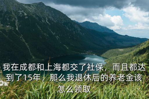成都社保在哪里辦理退休手續(xù)費(fèi),退休后社保算哪里的