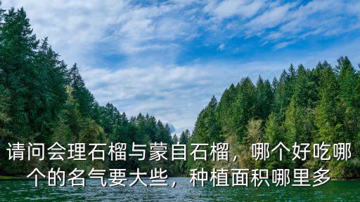 四川會理哪里石榴最好,請問會理石榴與蒙自石榴