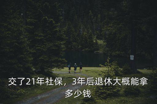 安徽交21年社保退休后拿多少,交了21年社保