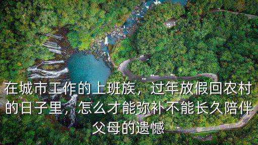 在城市工作的上班族，過年放假回農(nóng)村的日子里，怎么才能彌補(bǔ)不能長久陪伴父母的遺憾