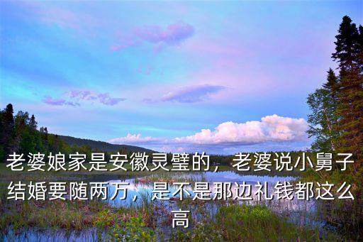 安徽靈璧出嫁彩禮是多少,老婆娘家是安徽靈璧的