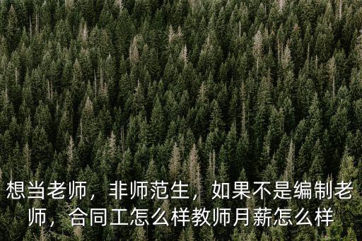 荊門市老師工資怎么樣,合同工怎么樣