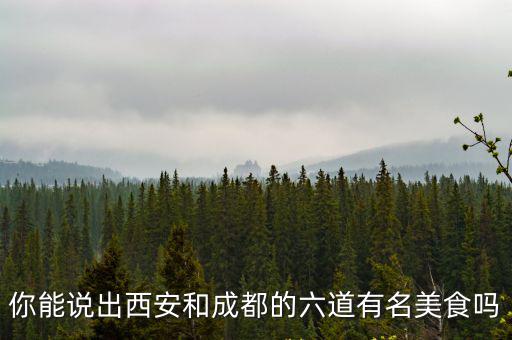 西安跟成都哪里的美食多,你更喜歡哪里的小吃