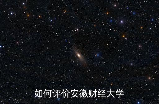 如何評(píng)價(jià)安徽財(cái)經(jīng)大學(xué)