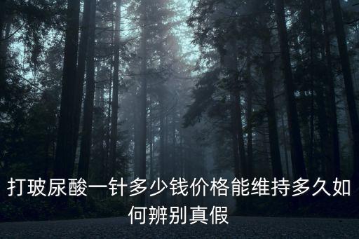 打玻尿酸一針多少錢價格能維持多久如何辨別真假