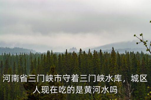 河南省三門峽市守著三門峽水庫，城區人現在吃的是黃河水嗎