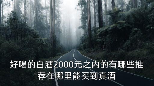 好喝的白酒2000元之內的有哪些推薦在哪里能買到真酒
