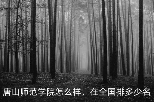 唐山師范學院舞蹈學費是多少,唐山師范學院