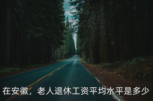 在安徽，老人退休工資平均水平是多少