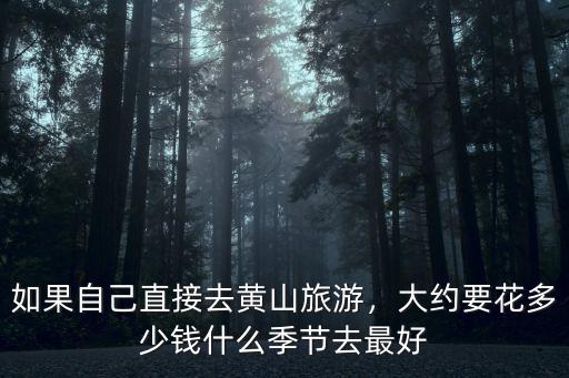黃山市公交費多少錢,大約要花多少錢