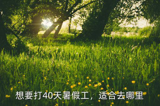 達州哪里可以打暑假工,在哪里打暑假工
