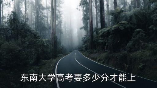 東南大學(xué)高考要多少分才能上