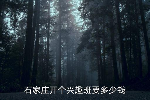 石家莊嗩吶班多少錢,石家莊開個興趣班要多少錢