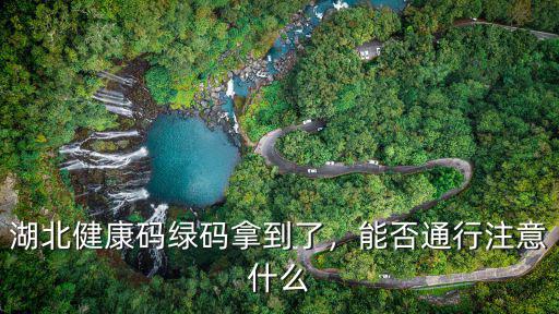湖北健康碼綠碼拿到了，能否通行注意什么