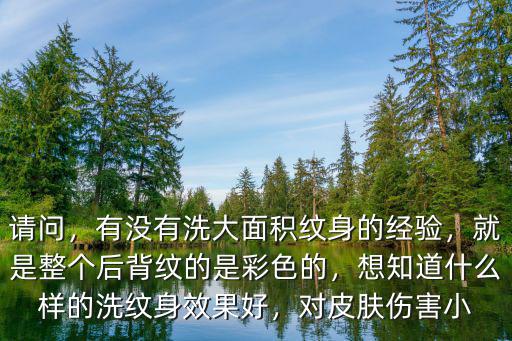 自貢哪里洗紋身效果好,想知道什么樣的洗紋身效果好