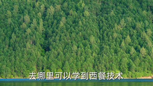 去哪里可以學到西餐技術