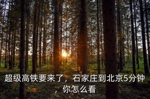 北京到石家莊高鐵多少千米,石家莊到北京5分鐘