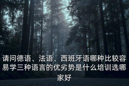 成都培訓西班牙語哪里好,培訓選哪家好