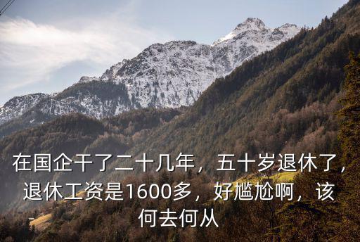 商丘國(guó)企退休工資是多少,退休工資是1600多