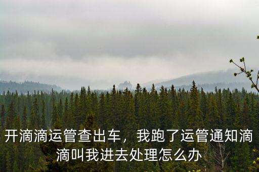 武漢跑滴滴被運管查到怎么辦,兼職跑滴滴被運管查了怎么辦