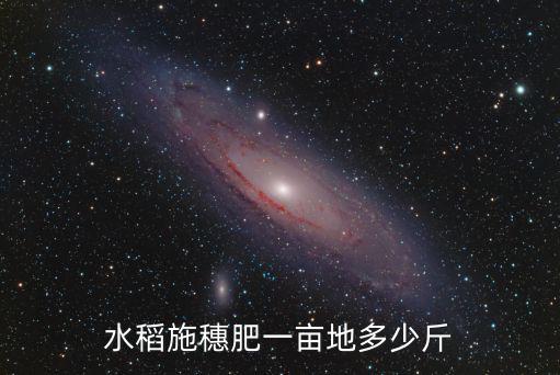 一畝稻田復(fù)合肥多少斤,水稻施穗肥一畝地多少斤