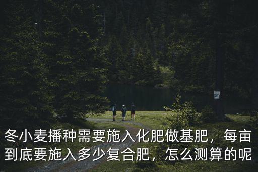 復(fù)合肥怎么算出多少純氮,每畝到底要施入多少?gòu)?fù)合肥