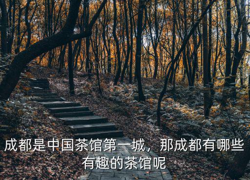 成都網紅茶館在哪里,成都是中國茶館第一城