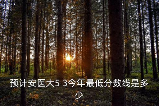 安徽醫科大學的最低分數是多少分,安徽醫科大學514分