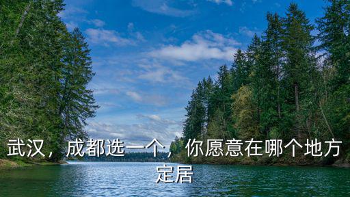 武漢，成都選一個(gè)，你愿意在哪個(gè)地方定居