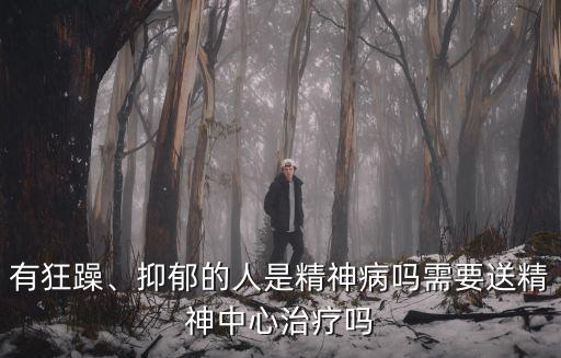 有狂躁、抑郁的人是精神病嗎需要送精神中心治療嗎