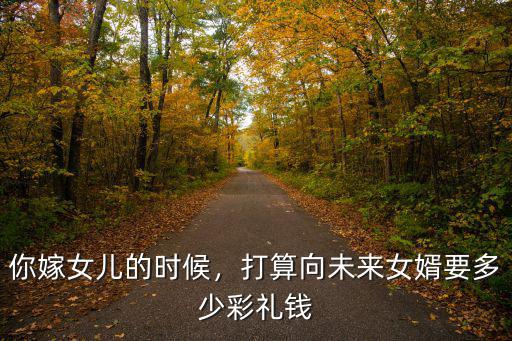 濮陽女婿彩禮多少,打算向未來女婿要多少彩禮錢