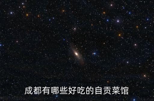 成都有哪些好吃的自貢菜館