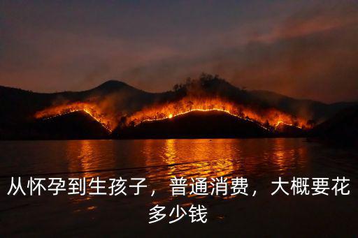 池州市生孩子要花多少錢,大概要花多少錢
