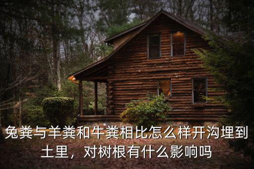 兔糞與羊糞和牛糞相比怎么樣開溝埋到土里，對樹根有什么影響嗎