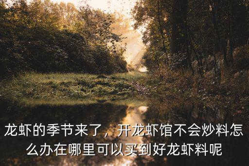 綿陽哪里能賣到龍蝦,在哪里可以買到好龍蝦料呢