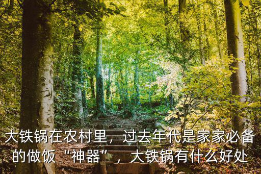 大鐵鍋在農村里，過去年代是家家必備的做飯“神器”，大鐵鍋有什么好處