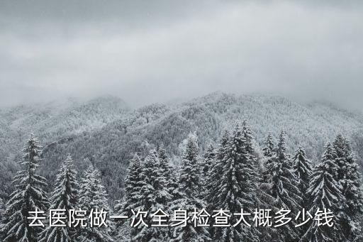 去醫(yī)院做一次全身檢查大概多少錢(qián)