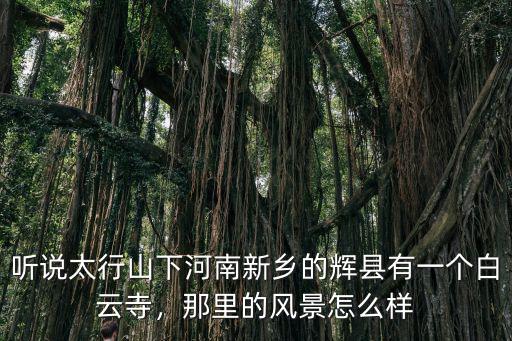 新鄉輝縣是哪里,新鄉市在哪里