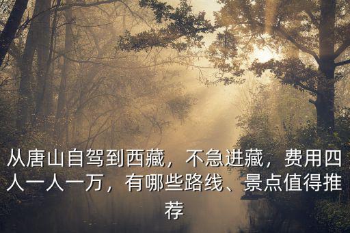 唐山奧拓自駕到西藏多少費(fèi)用,從唐山自駕到西藏