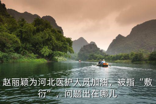 目前有多少醫(yī)護(hù)人員去河北,趙麗穎為河北醫(yī)護(hù)人員加油