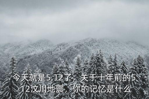 5.12四川哪里地震了,5.12汶川地震10年了